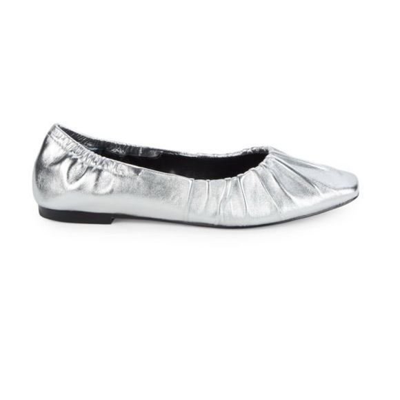 MARC FISHER LTD Ophia Leather Ballet Flats Size 7.0 M - Picture 1 of 9